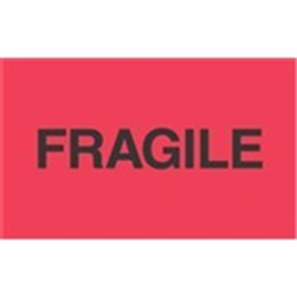 LABDL2423 Fragile Labels #DL2423 3 x 5" Fragi