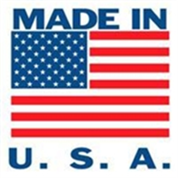 LABDL1620 Made In USA Labels #DL1620 4 x 4" Made