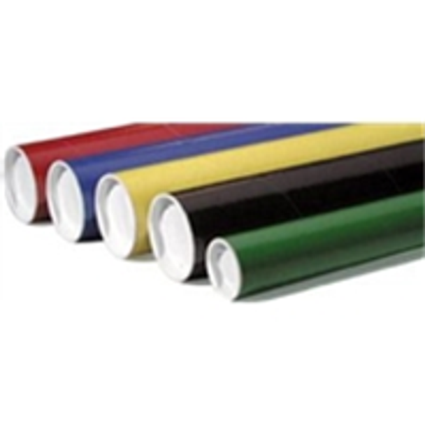 Colored Mailing Tubes P2012Y 2 x 12" Yellow Tube