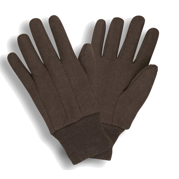 1406 STANDARD WEIGHT  BROWN JERSEY  CLUTE CUT  KNIT WRIST  CADET Cordova Safety Products