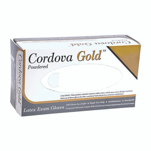 4000M CORDOVA GOLD LATEX  EXAM GRADE  POWDERED Cordova Safety Products