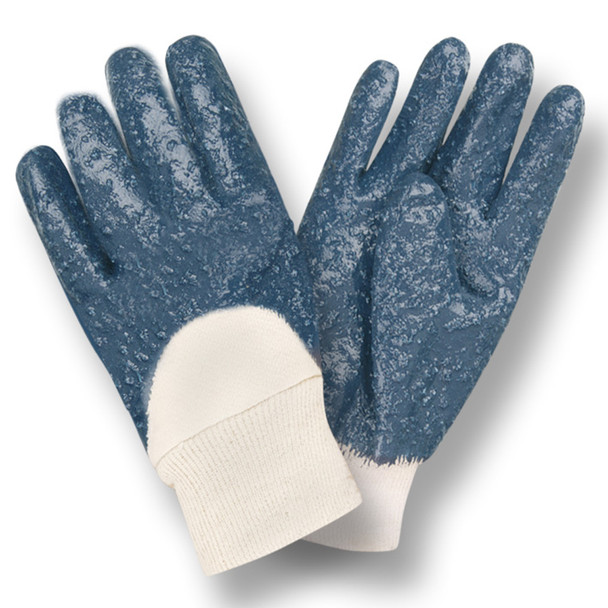 6800R-10 STANDARD DIPPED NITRILE  ROUGH PALM COATED  JERSEY LINED  KNIT WRIST Cordova Safety Products