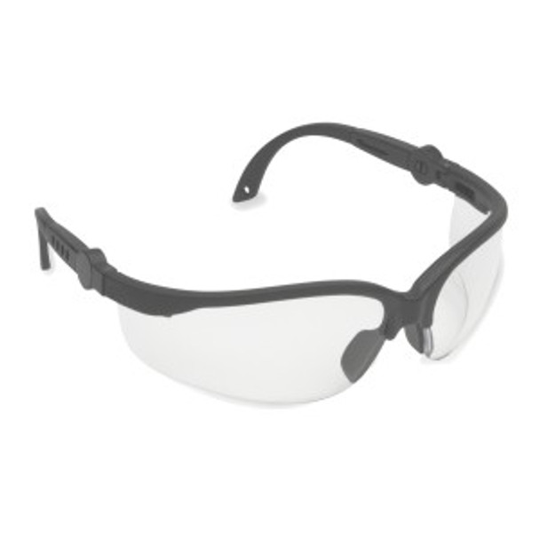 EFB10S AKITA BLACK FRAME  CLEAR LENS  5-POSITION RATCHET  EXTENDABLE TEMPLES Cordova Safety Products