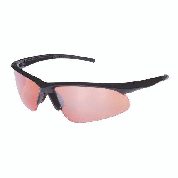 EOB90S CATALYST BLACK GLOSS FRAME  ORANGE LENS  BAYONET TEMPLES Cordova Safety Products