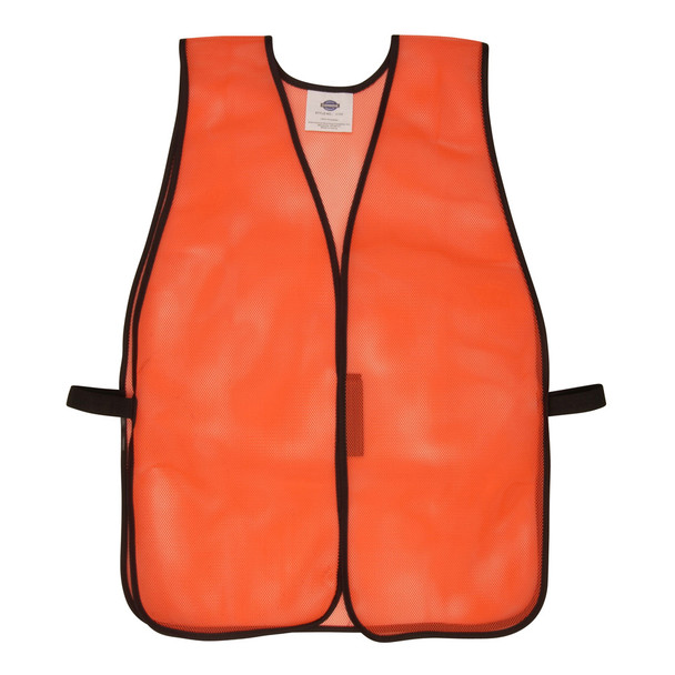 V100 GENERAL PURPOSE  NON-RATED  ORANGE MESH VEST  HOOK & LOOP CLOSURE  NO REFLECTIVE TAPE Cordova Safety Products