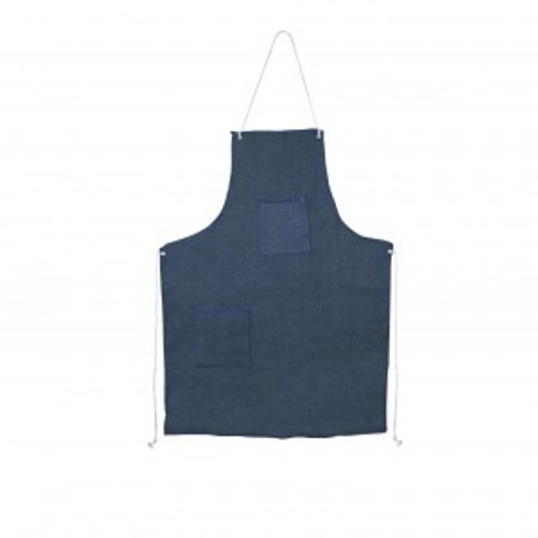DA0 DENIM APRON WITH GROMMETS & TIES  NO POCKETS  28" X 36" Cordova Safety Products