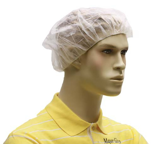 00-0018W  - NYLON HAIRNET- 18" WHITE  DISPOSABLE WEAR