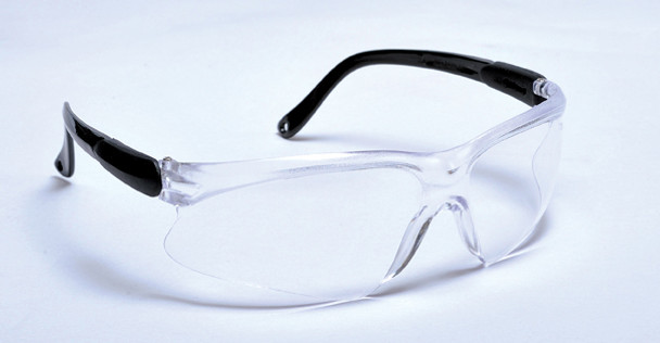 99-T8000-C - CLEAR LENS SAFETY GLASSES - WISDOM