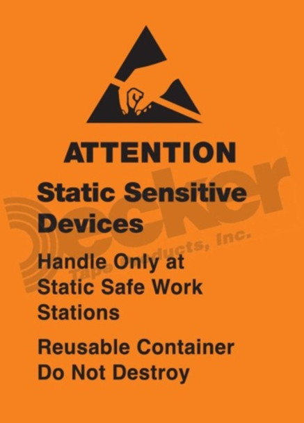 DL9142 Anti-Static Labels