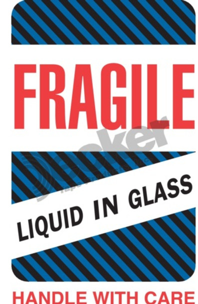DL1590 Fragile Labels
