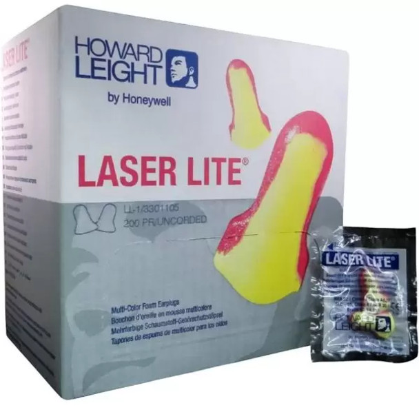 HP-L92260 Laser-Lite Ear Plugs NO CORD 200 Pair Per Box