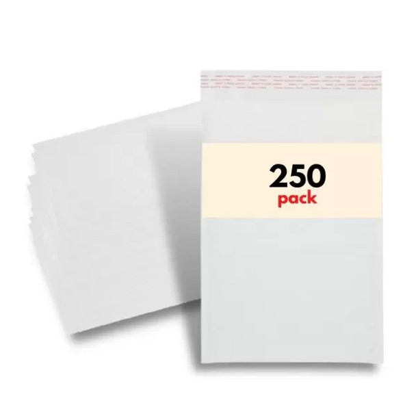 WBM610 6.5 x10 W.Kraft Bubble Mailer 250 cs #0 S-5147 S-5147S