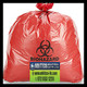 SL4046R Red Bio Hazard bags