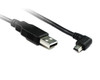 2M USB 2.0 AM to Right Angle Mini BM Cable