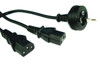 2.2M Wall To 2 x IEC C13 Power Cable