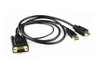 2M HDMI to VGA Round Cable
