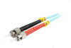 1M ST-ST OM3 50/125 Multimode Duplex Fibre Patch Cable
