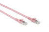 0.3M Salmon Pink CAT6A SSTP/SFTP Cable