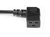 2M Wall to Right Angle C19 Power Cord With 15A Plug