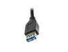 3M USB 3.0 AM/AF Extension Cable in Black