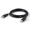 2M USB 2.0 AM/BM 28+24AWG Cable in Black