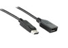 2M Displayport V1.2 M-F Extension Cable Supports 4K2K 60hz