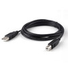5M USB 2.0 AM/BM 28+24AWG Cable in Black