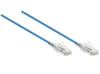 2.5M Slim CAT6 UTP Patch Cable LSZH in Blue