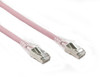 2.5M Salmon/Pink CAT6A SFTP Cable LSZH ( Component Test )