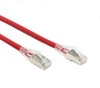 15M Red CAT6A SFTP Cable LSZH ( Component Test )