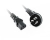 1M Right Angle Plug To C13 Power Cable