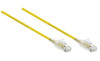 0.15M Slim CAT6 UTP Patch Cable LSZH in Yellow