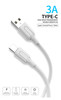 1M 5V 2.4A Quick Charging Type-C Cable in White