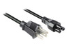 2M USA Plug to IEC C5 Cloverleaf Power Cable