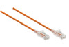 15M Slim CAT6 UTP Patch Cable LSZH in Orange