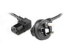 1M Right Angle Wall Plug To Right Angle IEC C13 Power Cable