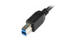 3M USB 3.0 AM/BM Cable in Black 3M USB 3.0 AM/BM Cable in Black
