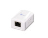 CAT6A Shielded Surface Box, 1 Port, UL-Listed CAT6A Shielded Surface Box, 1 Port, UL-Listed
