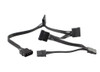 60CM Molex Male to 5 x SATA Female Power Cable