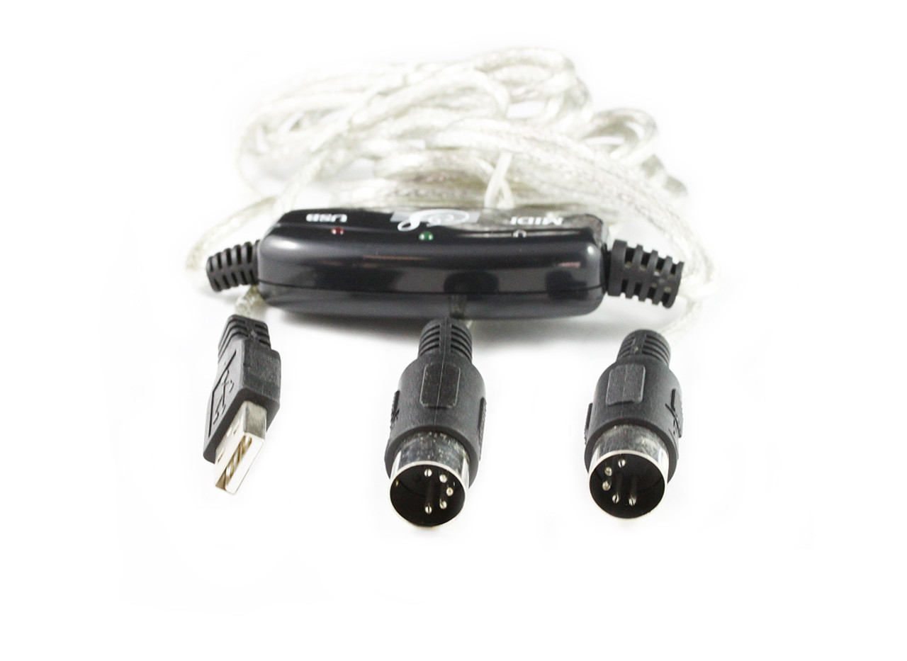 2M USB TO MIDI Cable