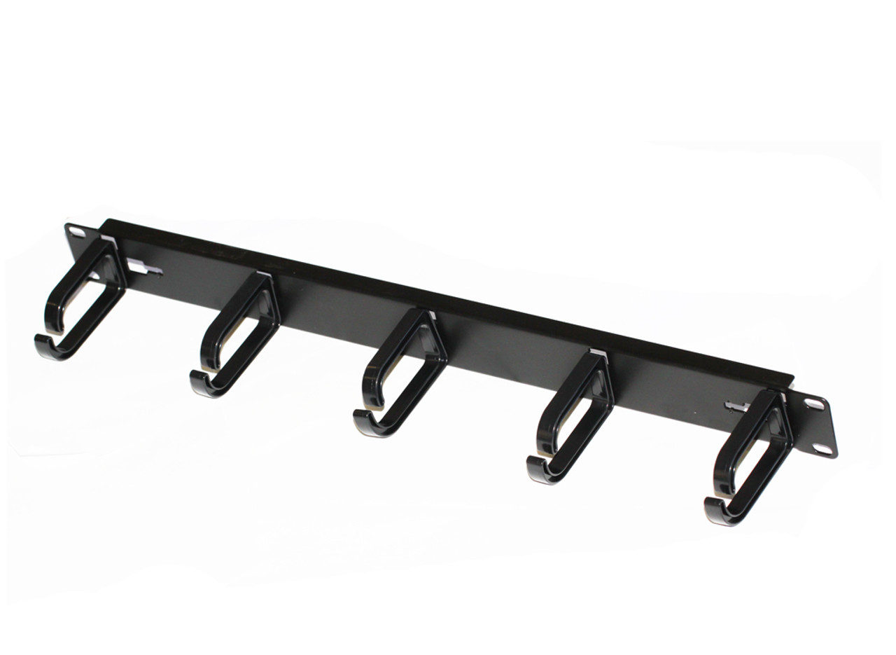 1RU Cable Management Rail With 5 Rings