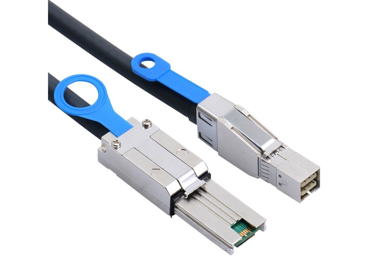 1M External Mini SAS HD SFF8644 To Mini SAS26 Pin SFF8088 Cable