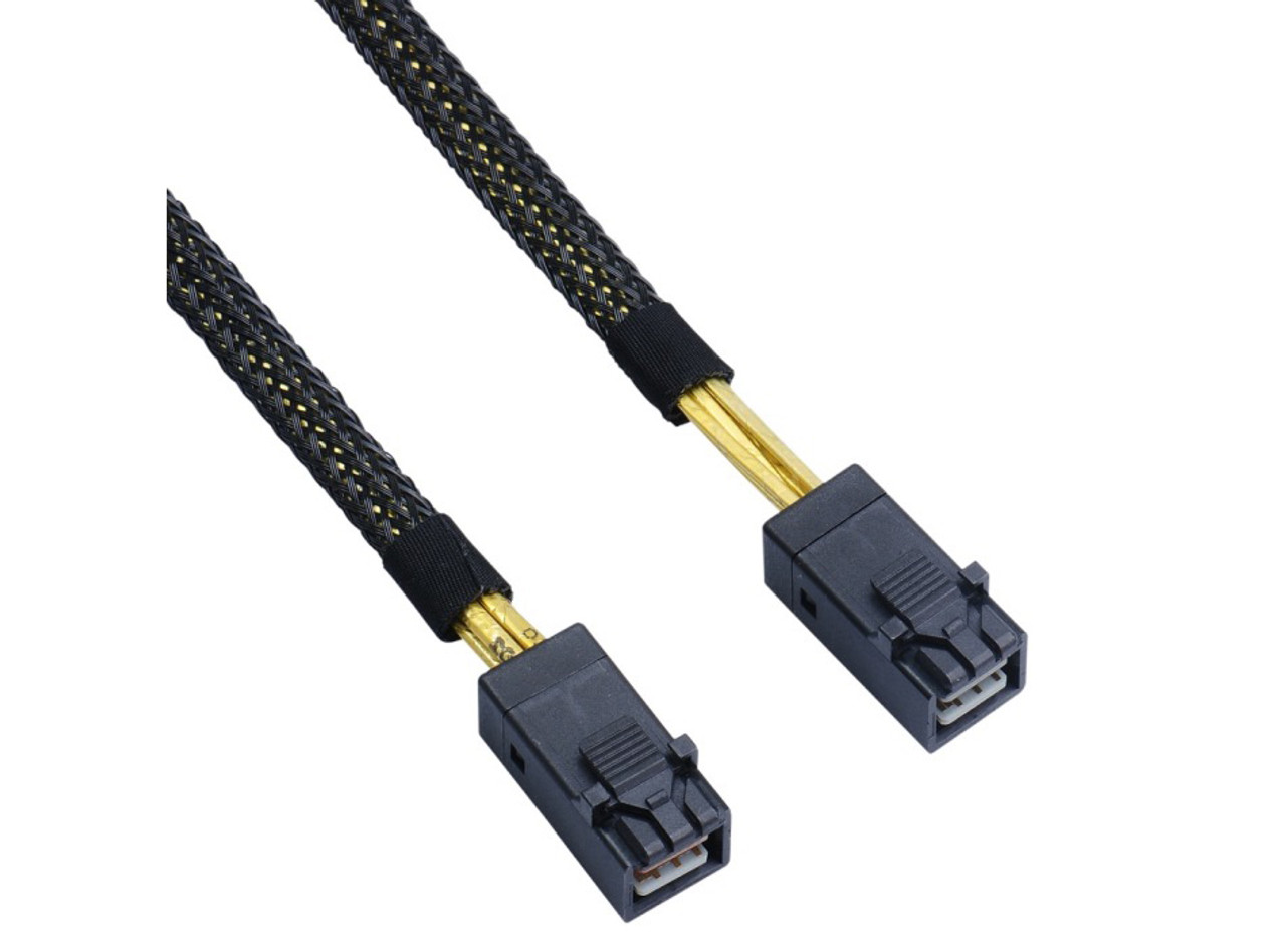 50CM Internal Mini SAS HD SFF-8643 To Mini SAS HD SFF-8643 Cable