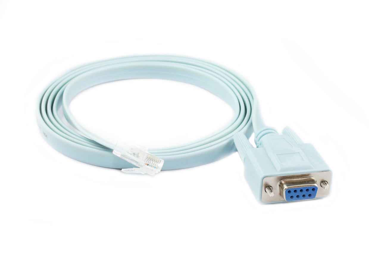 2M DB9F to RJ45 CISCO Console Rollover Cable