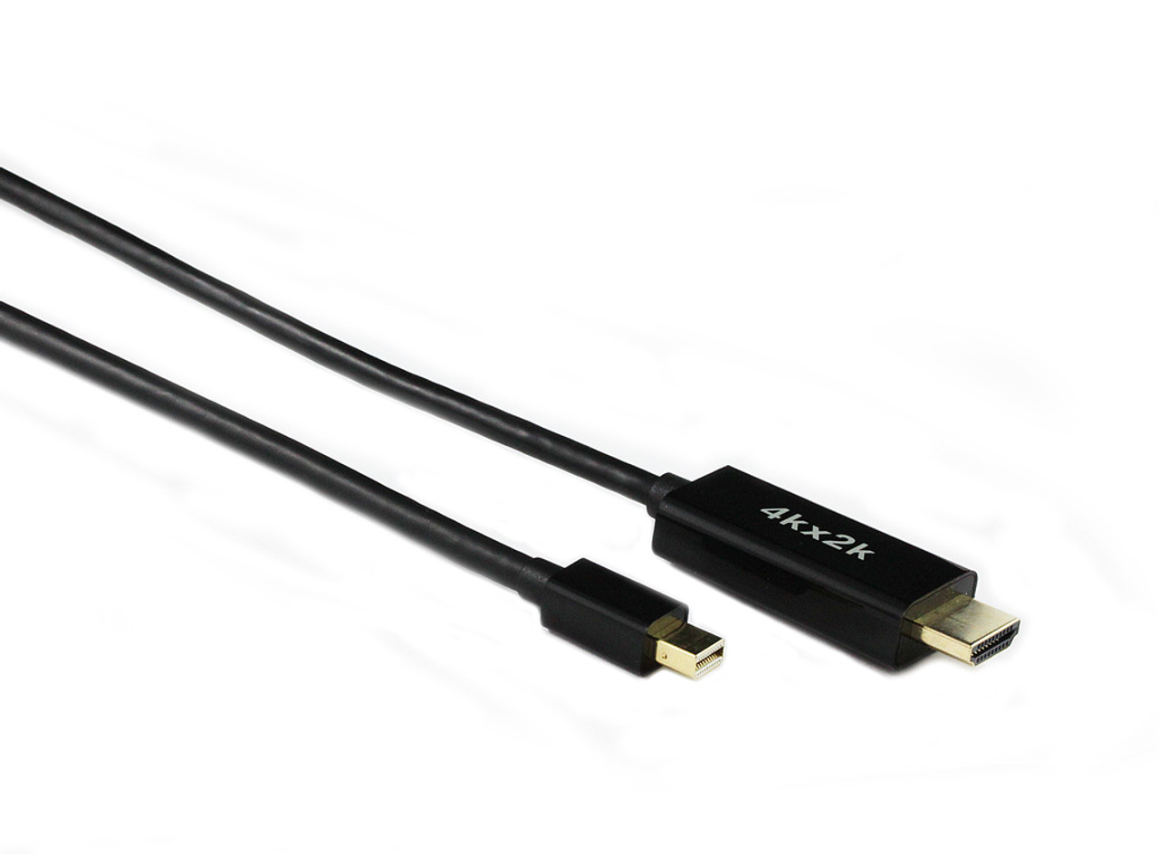 1M Mini DP1.2 to HDMI 4K Cable