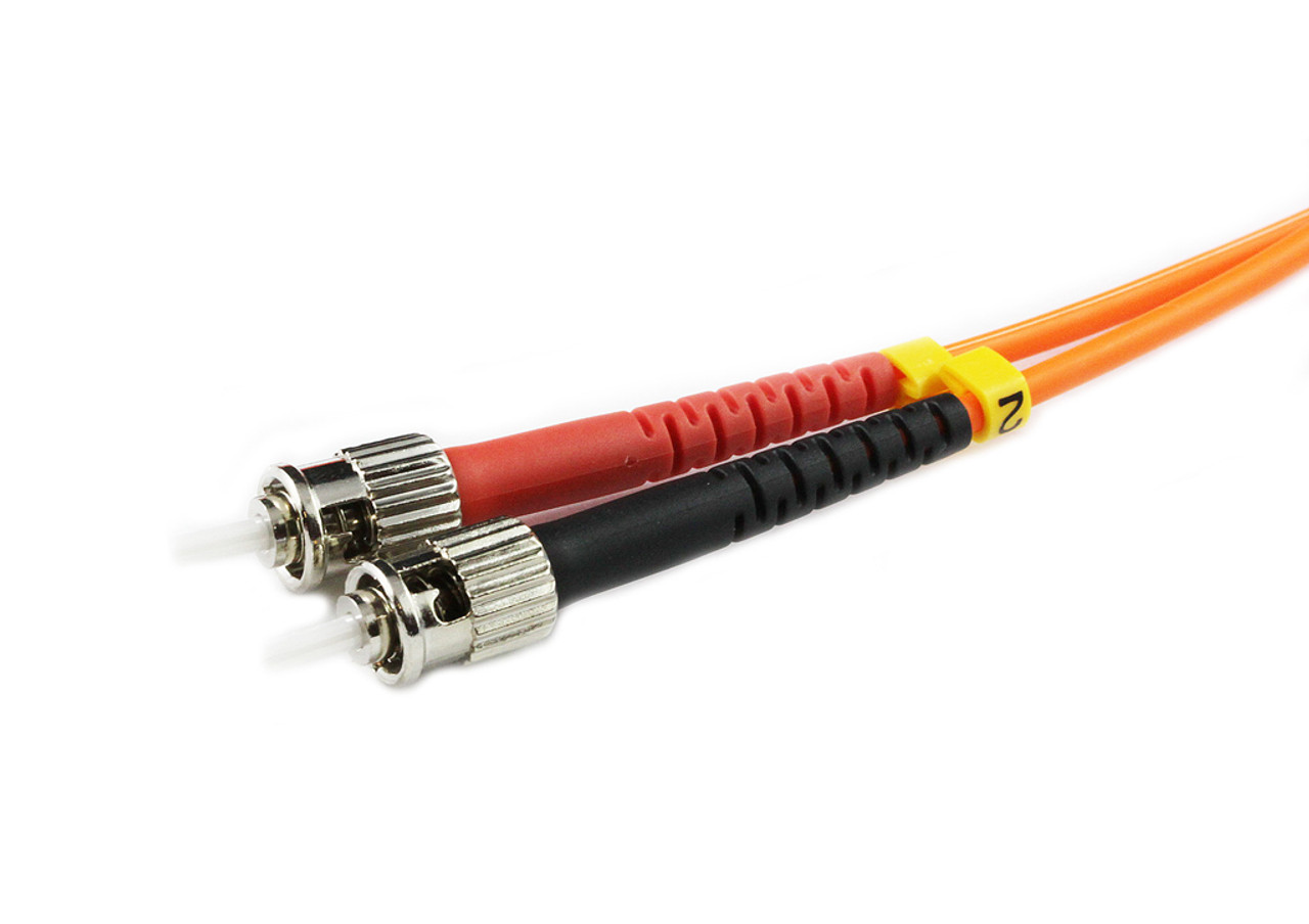 1M ST-ST OM1 62.5/125 Multimode Duplex Fibre Patch Cable
