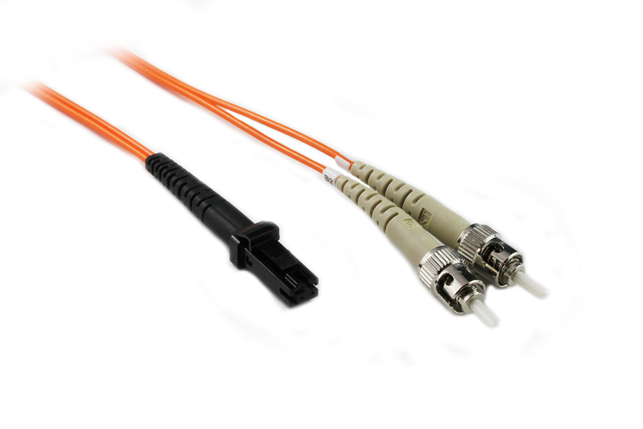 2M MTRJ-ST OM1 62.5/125 Multimode Duplex Fibre Patch Cable