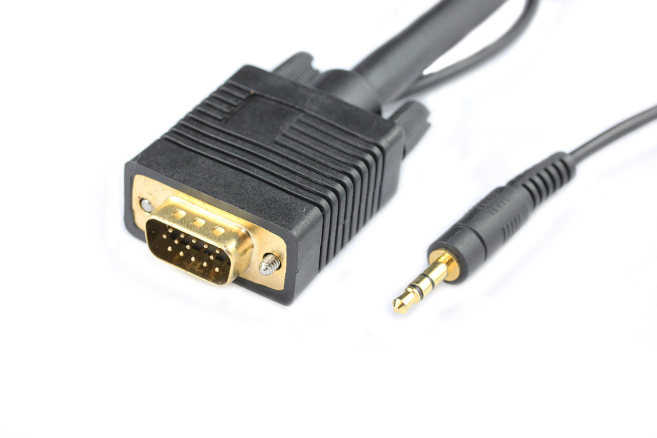 5M SVGA HD15M/M Cable With 3.5MM Audio