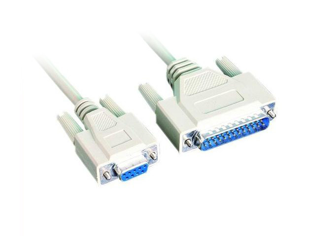 5M Serial Printer Cable for Receipt Printers ( Null Modem ) Austronic Cables and Accessories