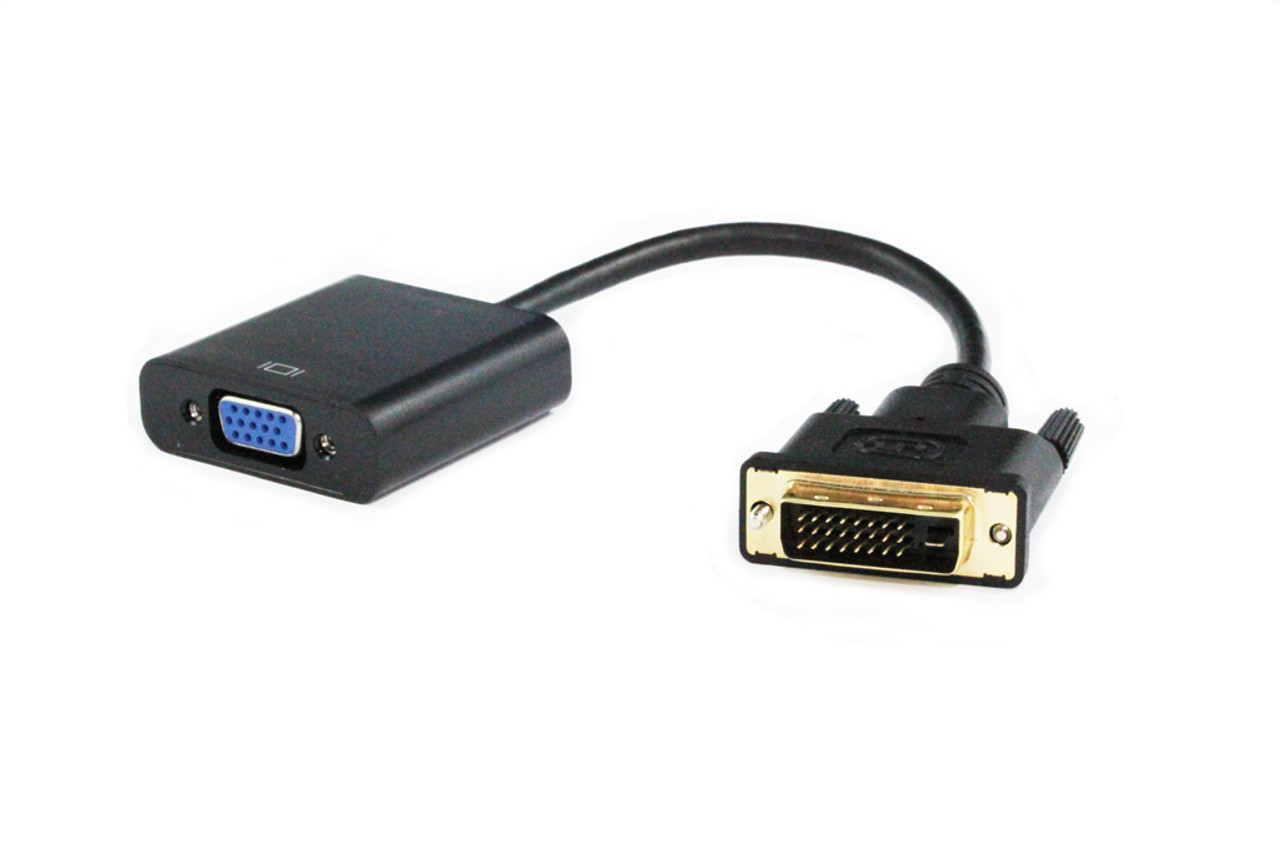 Active DVI-D Digital M ( Source ) to VGA F Port Converter
